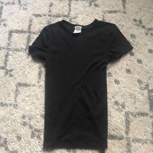 Pink xsmall tight black top